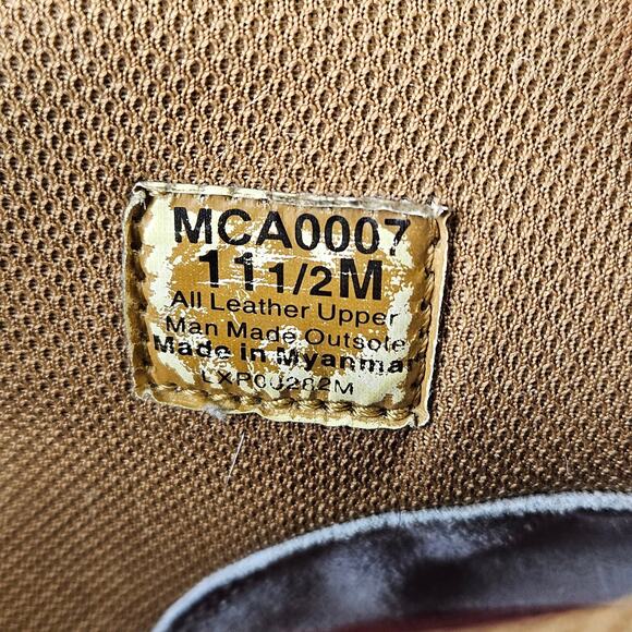 TWISTED X MCA0007 Men’s 11.5 Brown Leather Moc Toe Lace-Up Work Boots main image 7